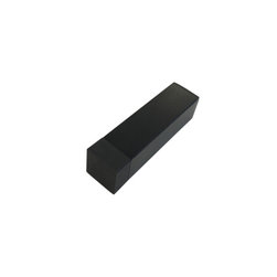 Square Matte Black Door Stop SKU: MDS01 - Interior Doors
