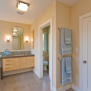 Master Bathroom with separate room for toilet