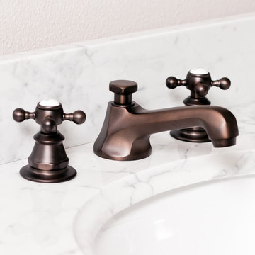 F2-0009-03-BX American 20th Century Classic Widespread Lavatory Faucet With Pop-