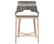 Tapestry Outdoor Counter Stool in Dove Rope and Gray Teak