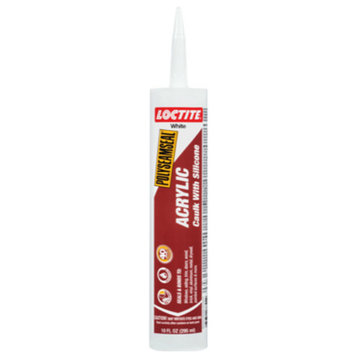 Loctite® 1507600 Polyseamseal Acrylic Caulk with Silicone, 10 Oz, White