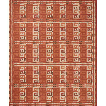 Recycled In / Out Ari Spice / Ivory 3'-6" x 5'-6" Accent Rug