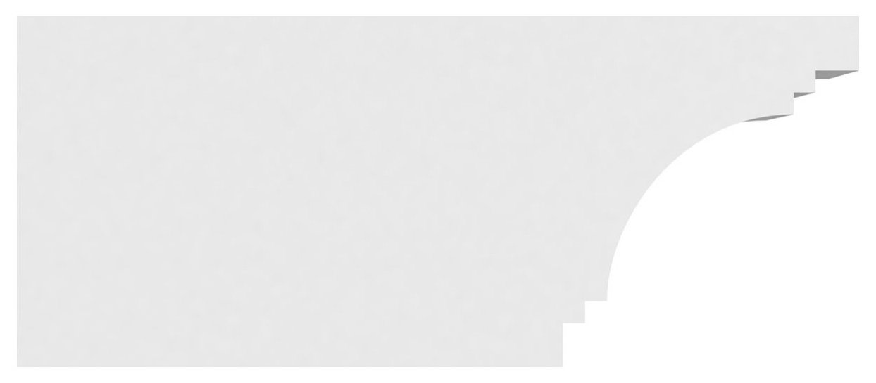 Standard Pescadero Architectural Grade PVC Rafter Tail, 6