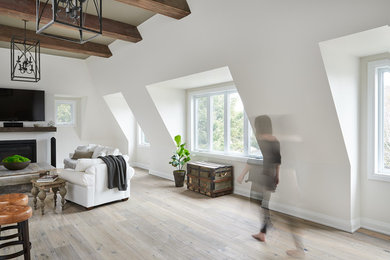 Living room - transitional living room idea in Toronto