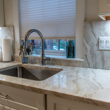 Example Of Taj Mahal Quartzite With Taj Mahal Backsplash