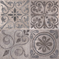 Patterned Feature Tiles - Antique Acero - Wall & Floor Tiles