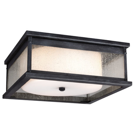 Murray Feiss Pediment Three Light Outdoor Flush Mount OL11113DWZ