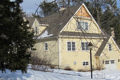Example of a trendy home design design in Boston