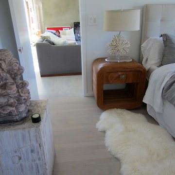 MONTAUK: MAPLE FLOORING SANDED WITH CUSTOM GREY STAIN AND BONA TRAFFIC HD