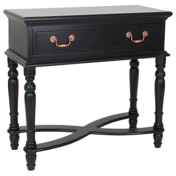 Wayborn Cottage Console Table in Black
