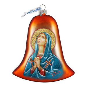 Hand Painted Maria Magdalena Scenic Ornament Traditional Christmas Ornaments By G Debrekht
