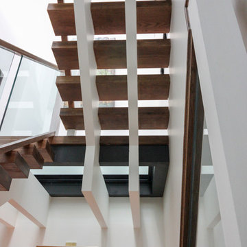 Project #68 | Ultra-Modern Staircase with Glass Landings