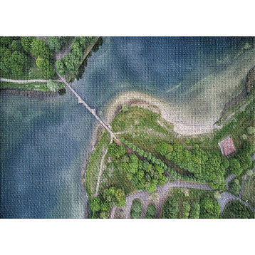 Aerial Shots From An Airplane 43 Area Rug, 5'0"x7'0"