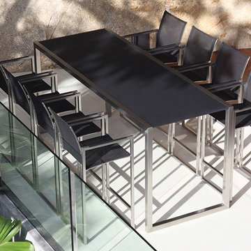 Ninix Outdoor Bar Height Table and Stool