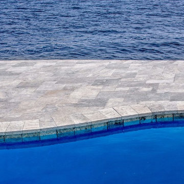 Silver Travertine Pavers