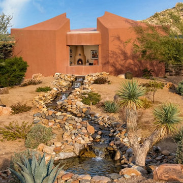 Arizona Desert Earth-Contact Home Office