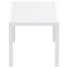 Compamia Ares Rectangle Dining Table, White