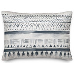 DDCG - Watercolor Geometric Pattern Spun Poly Pillow, 14"x20" - This polyester pillow features a watercolor geometric design to help you add a stunning accent piece to  your home. The durable fabric of this item ensures it lasts a long time in your home.  The result is a quality crafted product that makes for a stylish addition to your home. Made to order.