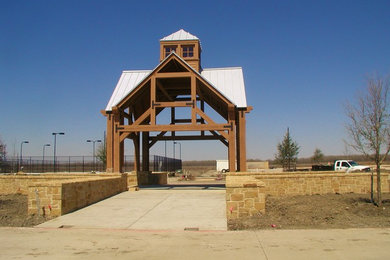 Outdoor Timber Structures - Light Farms Aminity Center