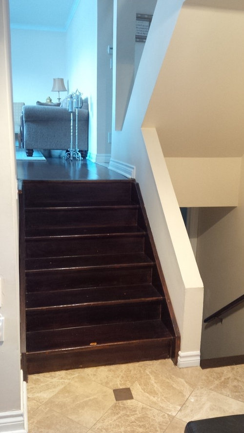Steps for staining and painting my staircase