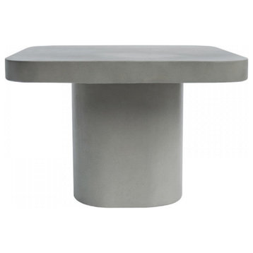 Morhpeus Modern Gray Concrete End Table