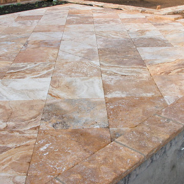 Travertine, granite & limestone applications