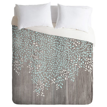 Deny Designs Iveta Abolina Coastal Raindrops Duvet Cover Set