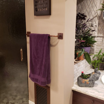 24" Hammered Copper Towel Bar (TR24DB)
