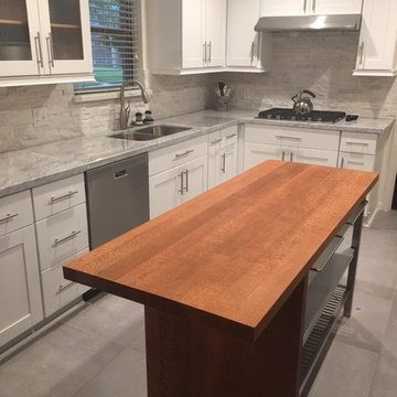 Leapard Wood Island Top