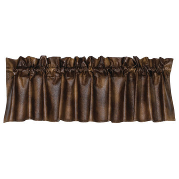 Faux Leather Valance