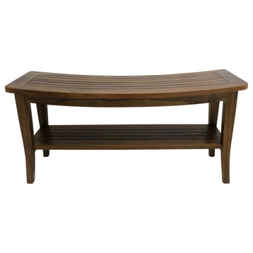 Ala Teak Indoor Outdoor Patio Garden Yard Bath Shower Spa Waterproof Stool Bench