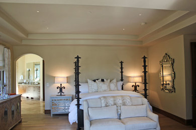 Inspiration for a mediterranean bedroom remodel in San Francisco