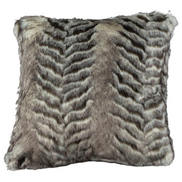 Safavieh Adalet Faux Fur Pillow Multi 20" X 20"