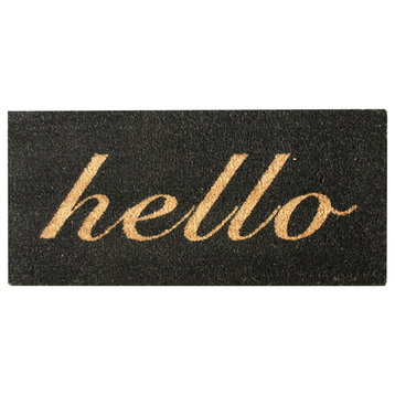 Rubber-Cal "Minimalist Expression" Hello Welcome Mats 15mm X 18" X 30"
