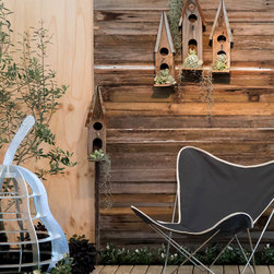 Recycled timber & corrugated iron birdhouses by Boodle Concepts. - Accessories and Decor