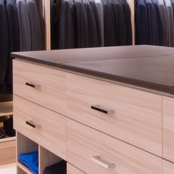 Hide leather Countertops - Closet Storage