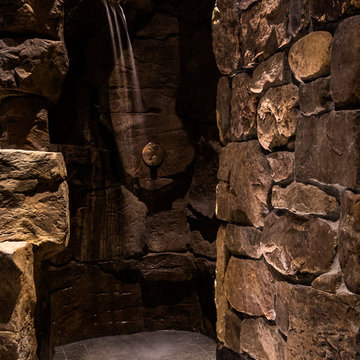 Indoor Rock Spa & Rock Wall Finishes