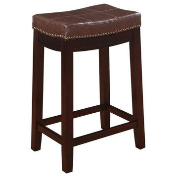 Claridge Patches Counter Stool, Brown, 24"