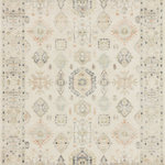 Loloi II - Loloi II Hathaway Beige/Multi 1'-6" x 1'-6" Sample Swatch - Hathaway is an enduring anchor for many lifestyles today. Whether your aesthetic is traditional, bohemian or a casual farmhouse, the essence of an old-world rug is conveyed with a warm printed neutral pattern of creamy beige, pale grey and rich charcoal. Hathaway offers lasting style and stain resistant wear ability at a tremendous value.