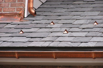 Example of an exterior home design in Denver