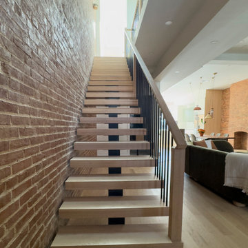 Project #145 | Modern Staircase Renovation in Victorian Townhouse