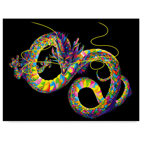 Bob Weer 'Chinese Dragon' Canvas Art