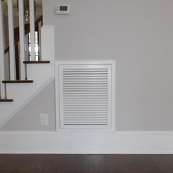 Installed Wood Return Air Filter Grille - Products