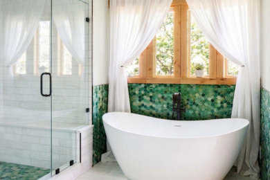 Inspiration for a bathroom remodel in Denver