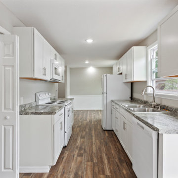 Modern Galley Apartment Kitchen – Silver Lake LA