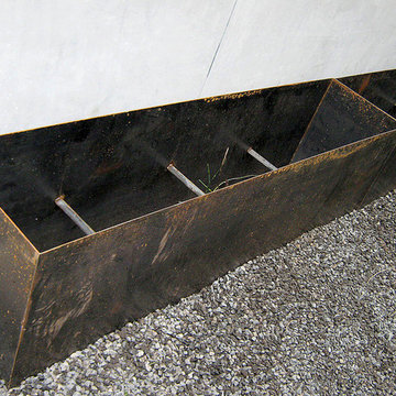 Custom Outdoor Metal Planters