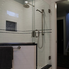 black and white tile