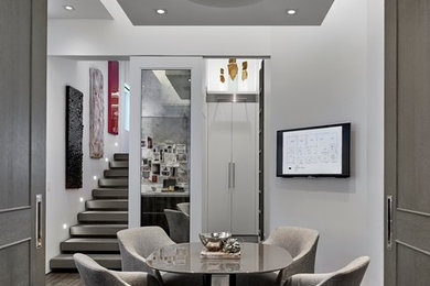 Trendy dining room photo in Chicago