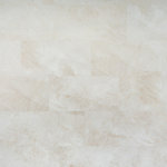 Bestlaminate - Bestlaminate Livanti Stone Alabaster SPC Vinyl Flooring Sample - Bestlaminate Stone Alabaster SPC vinyl tile is an elegant white patterned marble style tile flooring that will give your home a beautiful white glow. The tones in this flooring are made up of white and cream tones, perfect for any room! This floor is ready to stand up to any busy home with its commercial grade wear layer, along with the limited lifetime residential and 10-year light commercial warranty. Bestlaminate Stone is a great alternative to glue down LVT, solid locking LVT, or laminate flooring. This collection is 100% waterproof and can be safely installed in any residential or commercial space including bathrooms, kitchens, basements, walls and more!