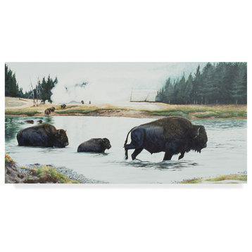 Rusty Frentner 'Spirit Of Yellowstone' Canvas Art, 32"x16"